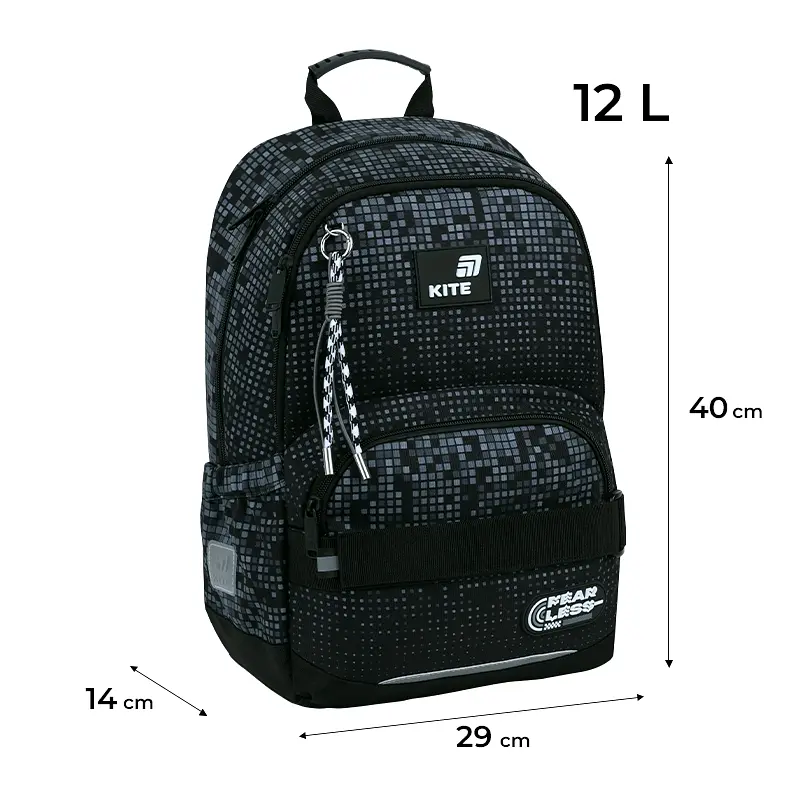 Рюкзак для початкової школи Kite Education 585 Fearless Чорний (K26-585M-3) - фото 3