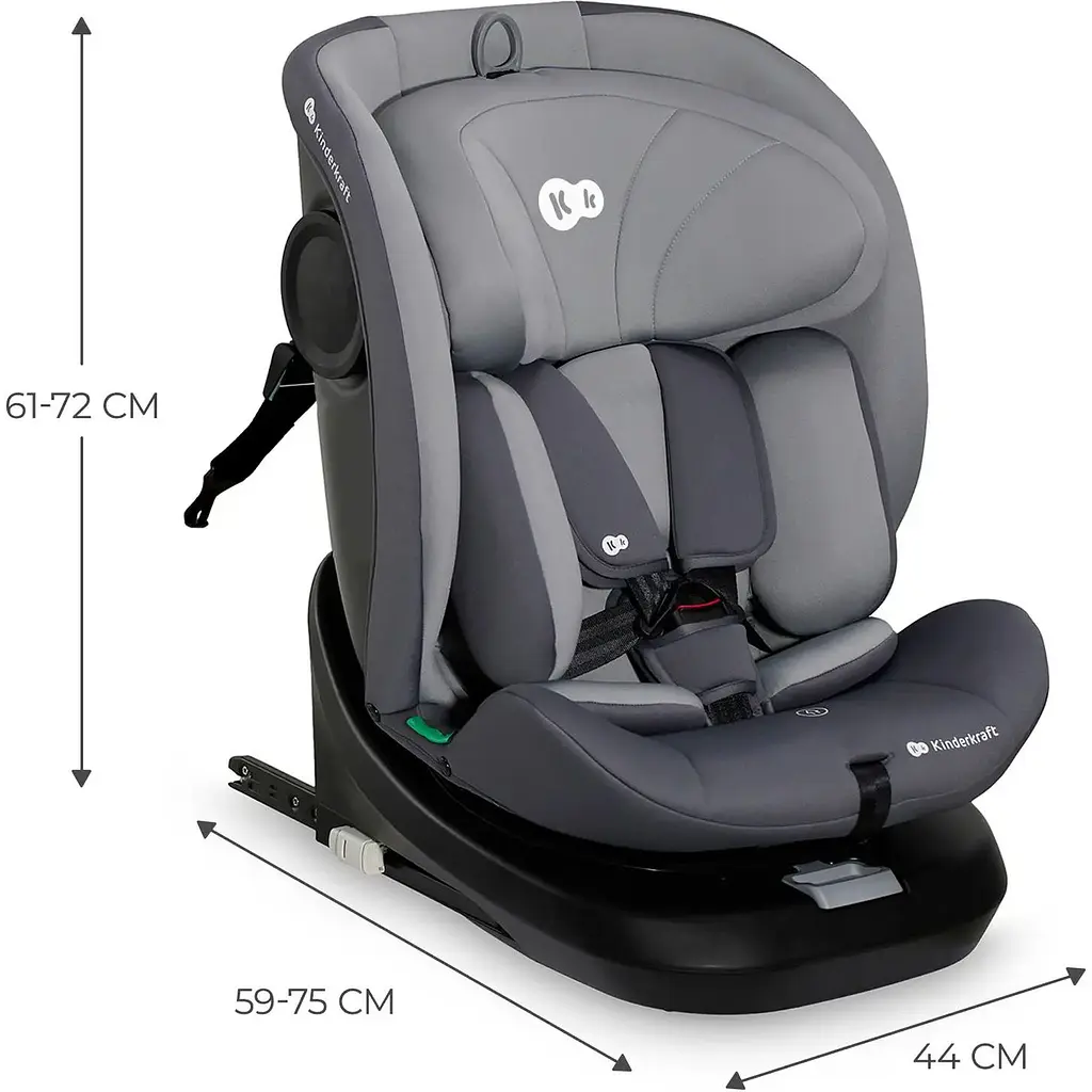 Автокрісло Kinderkraft i-Grow i-Size Grey KCIGRO00GRY0000 (00-00305221) - фото 8