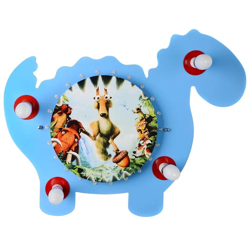 Люстра потолочная Brille деревянная для детской E14 40W Mix (KL-418W/4) - фото 3