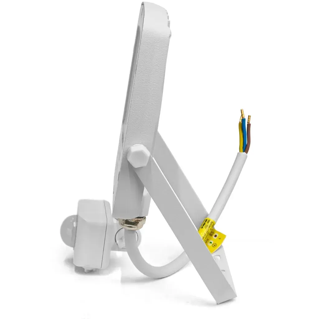 Прожектор Videx F5 20W 3000-5000-6500K з датчиком руху 230V White (VL-F5-020CW-S) - фото 3