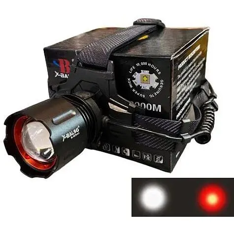 Ліхтар налобний XPRO BL T116 TG 2х18650 чорний (43381-9072_208) - фото 2