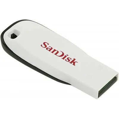 USB флеш накопичувач SanDisk 16GB Cruzer Blade White USB 2.0 (SDCZ50C-016G-B35W) - фото 2