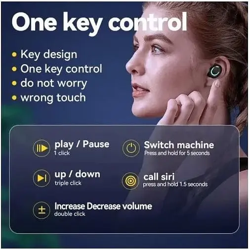 Беспроводные наушники Grand TWS X12 черная (коробка) TWS X12 - фото 6
