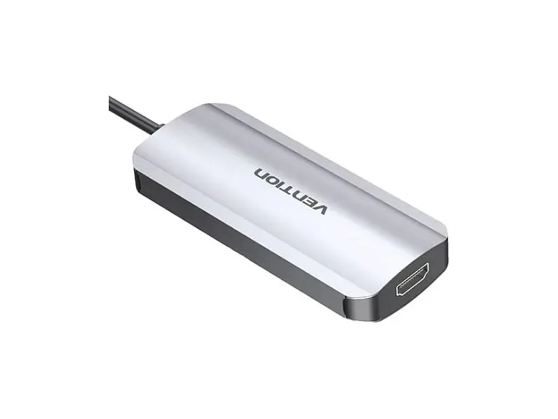Мультипортовий адаптер Vention 5-in-1 USB-C to HDMI/USB3.0x3/PD (THFHB) - фото 2