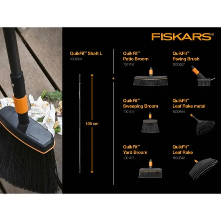 Тримач Fiskars QuikFit L 1.56 м чорний (1000661) - фото 5