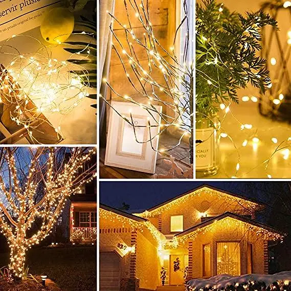 Гірлянда Lezonic на мідному дроті 220 LED 25 метрів - фото 3