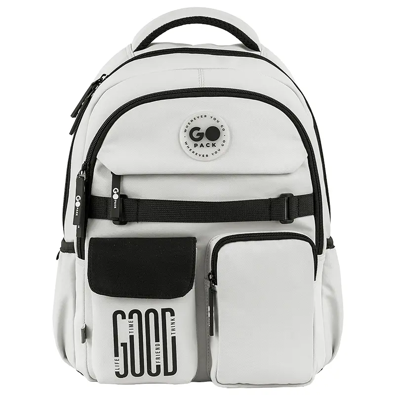 Рюкзак GoPack Education 183 світло-сірий Сірий (GO26-183M-2) - фото 3