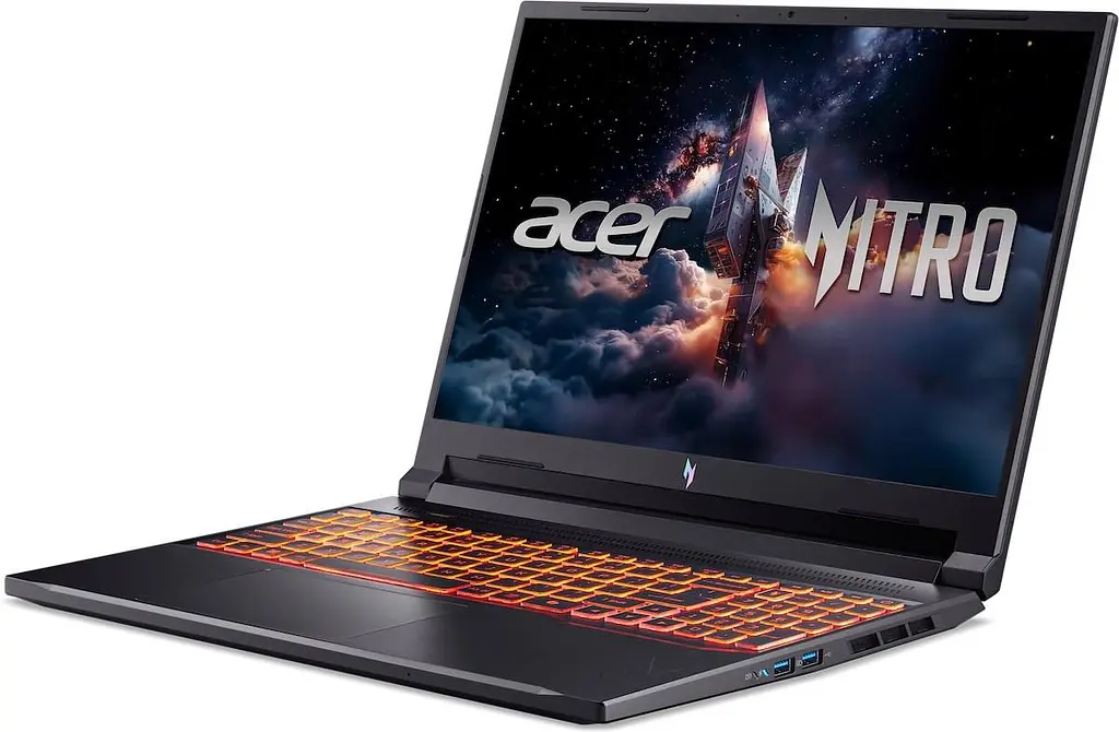 Ноутбук Acer 16 Nitro V 16 ANV16-72 WUXGA IPS/Intel 7-240H/16GB/1TB/RTX 5070 8GB/DOS/Black (NH.QZREU.00C) - фото 8