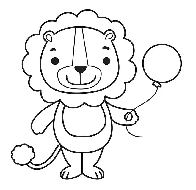 Раскраска для малышей Книжковий хмарочос Лев (403464) - фото 2
