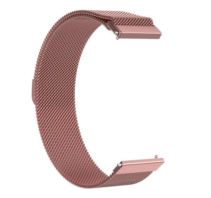 Універсальний ремінець для смарт-годинників DK Metal Milanesse Loop Magnetic Band 22mm Rose Gold [78205] - фото 2