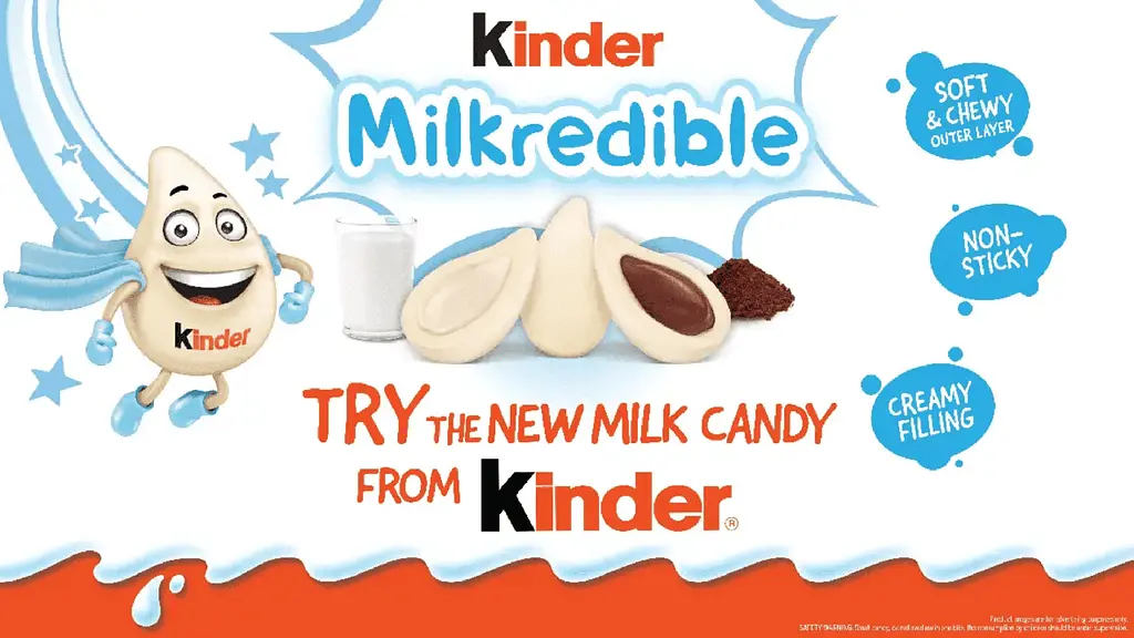 Жувальні цукерки Kinder Milkredible Milk Flavor 46.8г - фото 3