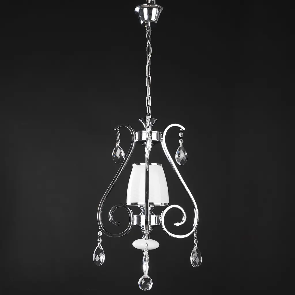 Люстра подвесная Brille классическая E14 40W CH (BCL-384S/1) - фото 5