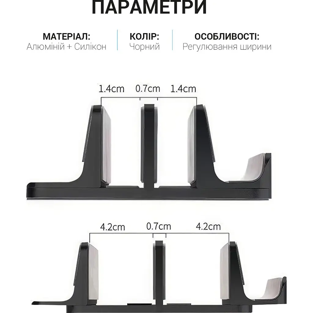 Підставка для ноутбука OfficePro LS730B Black [144418] - фото 9