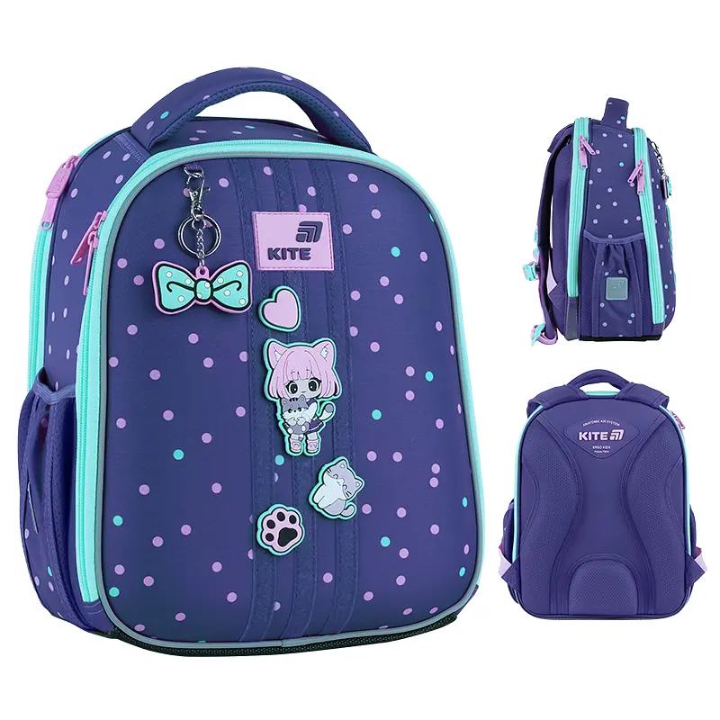 Рюкзак для початкової школи Kite Education каркасний 555 Be Friends Фіолетовий (K26-555S-3) - фото 2