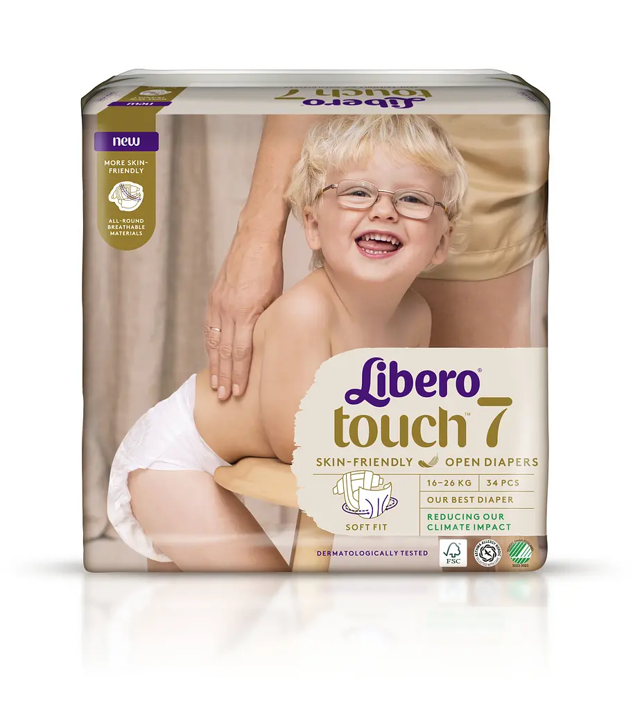 Подгузники Libero Touch 7 (16-26 кг), 34 шт. - фото 2