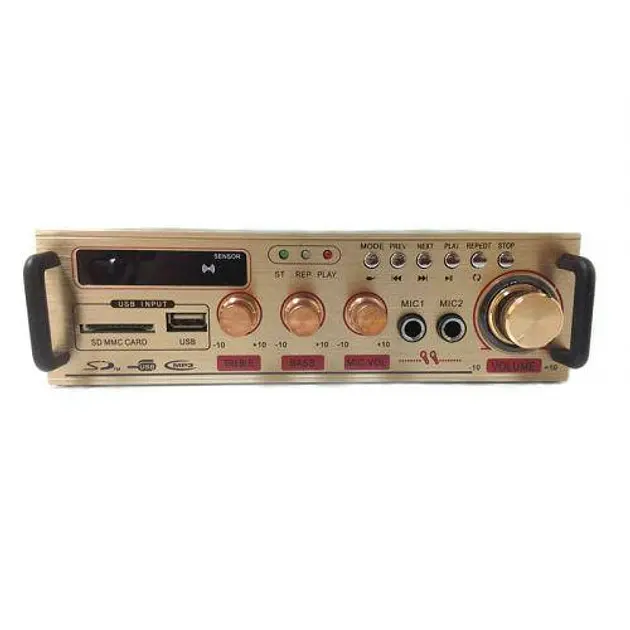 Підсилювач звуку з караоке та Bluetooth UKC 802 BT (4515_680) - фото 2