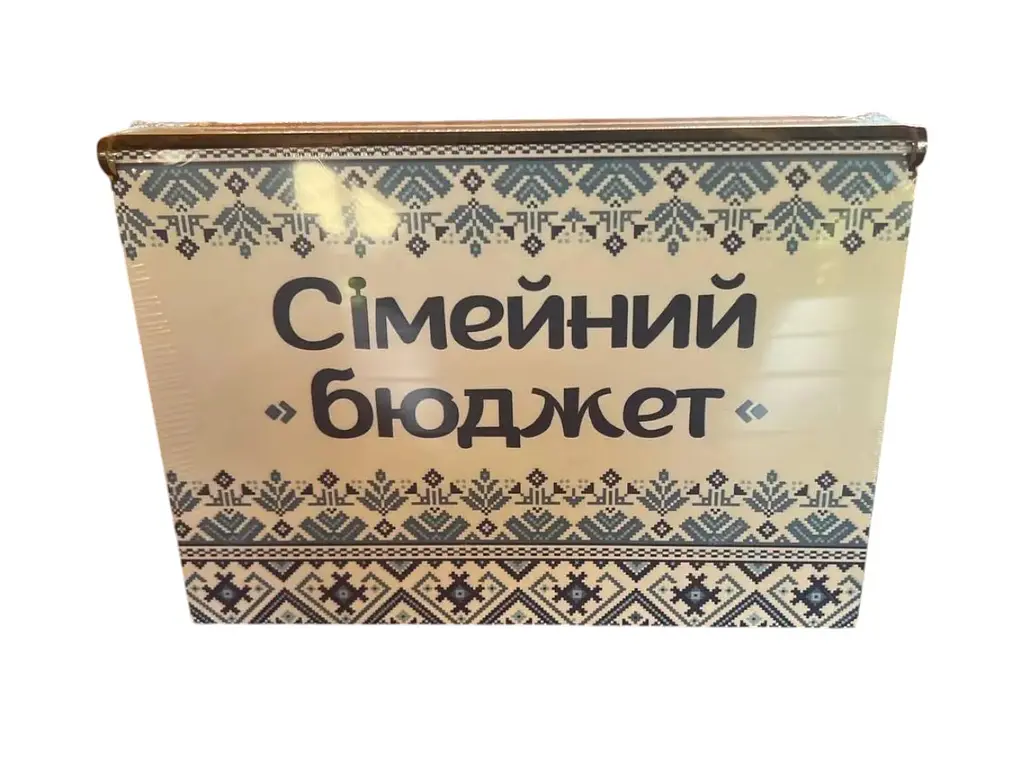Дерев'яна скринька для грошей "Бюджет сім'ї: Колір (Синій) - фото 10
