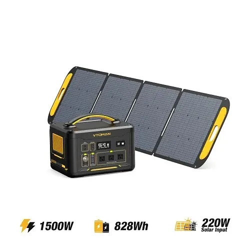 Зарядна станція Jump 1500X+Jump PB-26, Black/Yellow, 1500 Вт / 828 Вт/год, 2xType-C (100 Вт) Vtoman teh0028582 - фото 5
