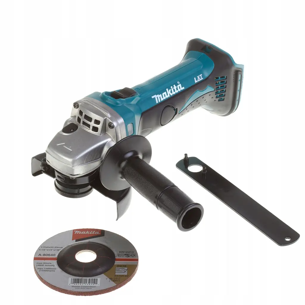 Шліфмашина кутова акумуляторна Makita DGA452Z (115 мм, 11000 об/хв, LXT, без акумуляторів та зарядного пристрою) - фото 8