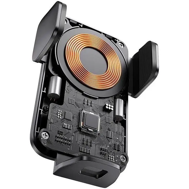 Тримач Baseus Wisdom Auto Alignment Wireless Charger (Air Outlet base) 15W - CGZX000001 - фото 8