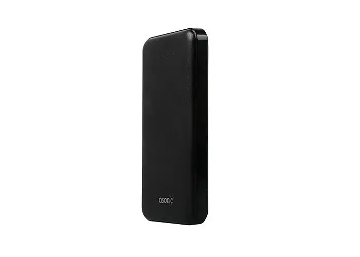 Повербанк 10000mAh портативний зарядний пристрій зовнішній акумулятор 2*USB POWER BANK Asonic AS-P10 чорний - фото 9