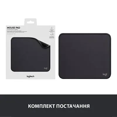 Коврик для мышки Logitech Mouse Pad Studio Series Graphite (956-000049) - фото 8