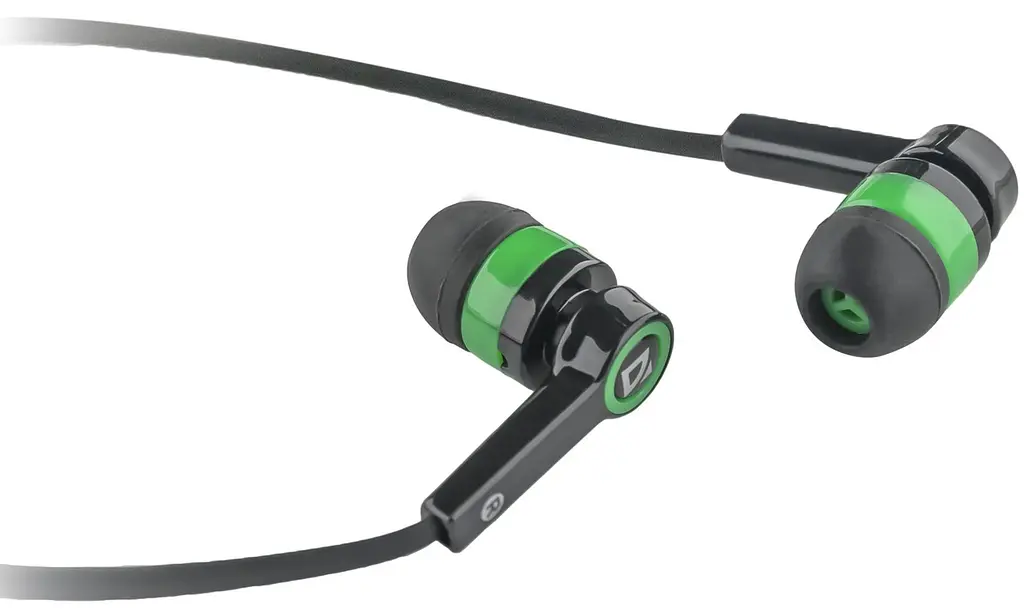 Навушники з мікрофоном Defender Pulse 420 Чорний/Зелений (63422) - фото 2