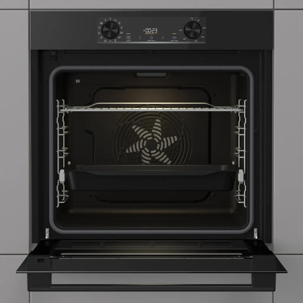 Духовой шкаф Gorenje электрический 77 л, A+, дисплей, IconLed, пиролиз, черный - фото 7