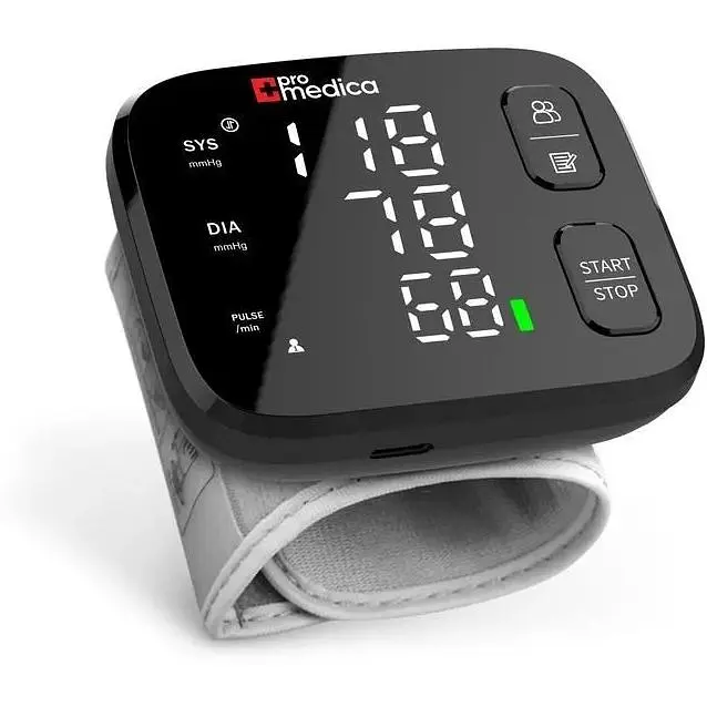 Тонометр Promedica Pulsar автоматический на запястье и встроенным аккумулятором - фото 6