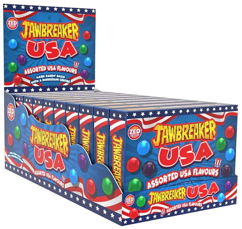 Цукерки Zed Candy Jawbreakers USA Hard Candy Balls Assorted 140г - фото 5