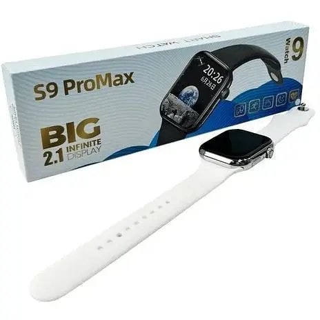 Смарт-часы BIG S9 Pro Max IP65 White - фото 3