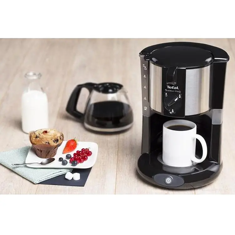 Кофеварка Tefal Subito Mug капельная 1.25 л черно-серебристая (CM290838) - фото 8