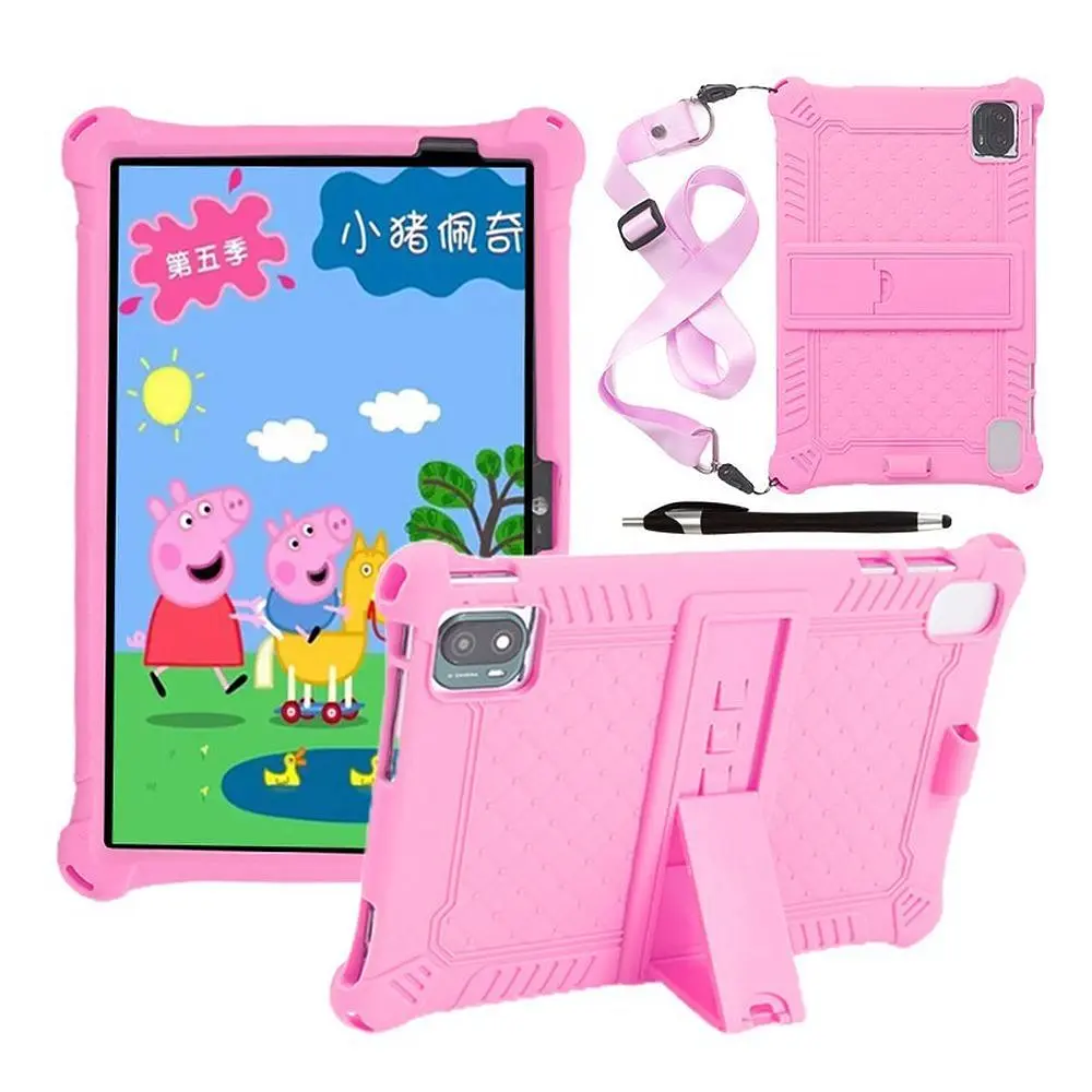 Чехол SoftGel Kids детский Teclast P25 p25t Светло-розовый - фото 2