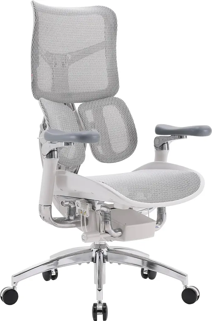 Крісло офісне Sihoo Doro S300 Mesh Light Grey (S300-M202) - фото 4