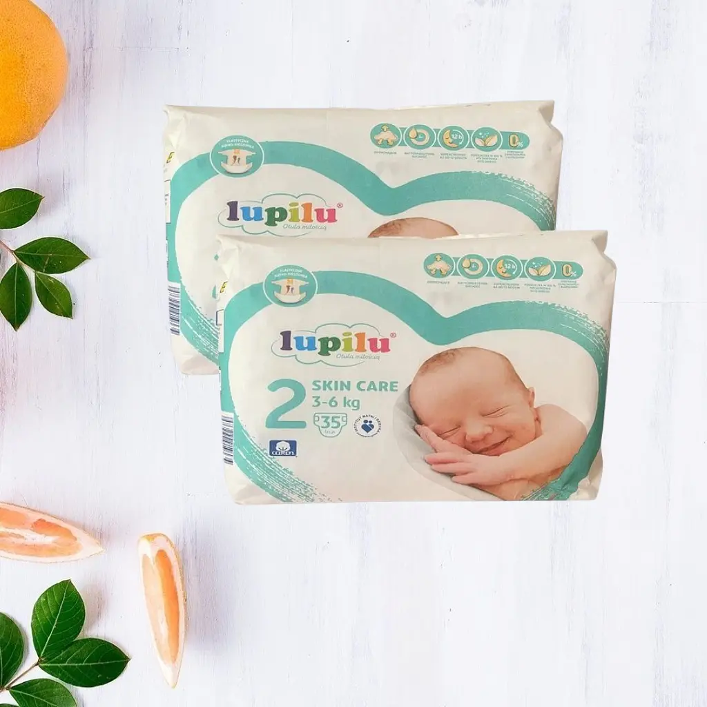 Підгузки Lupilu Skin Care 2 3-6кг 70шт