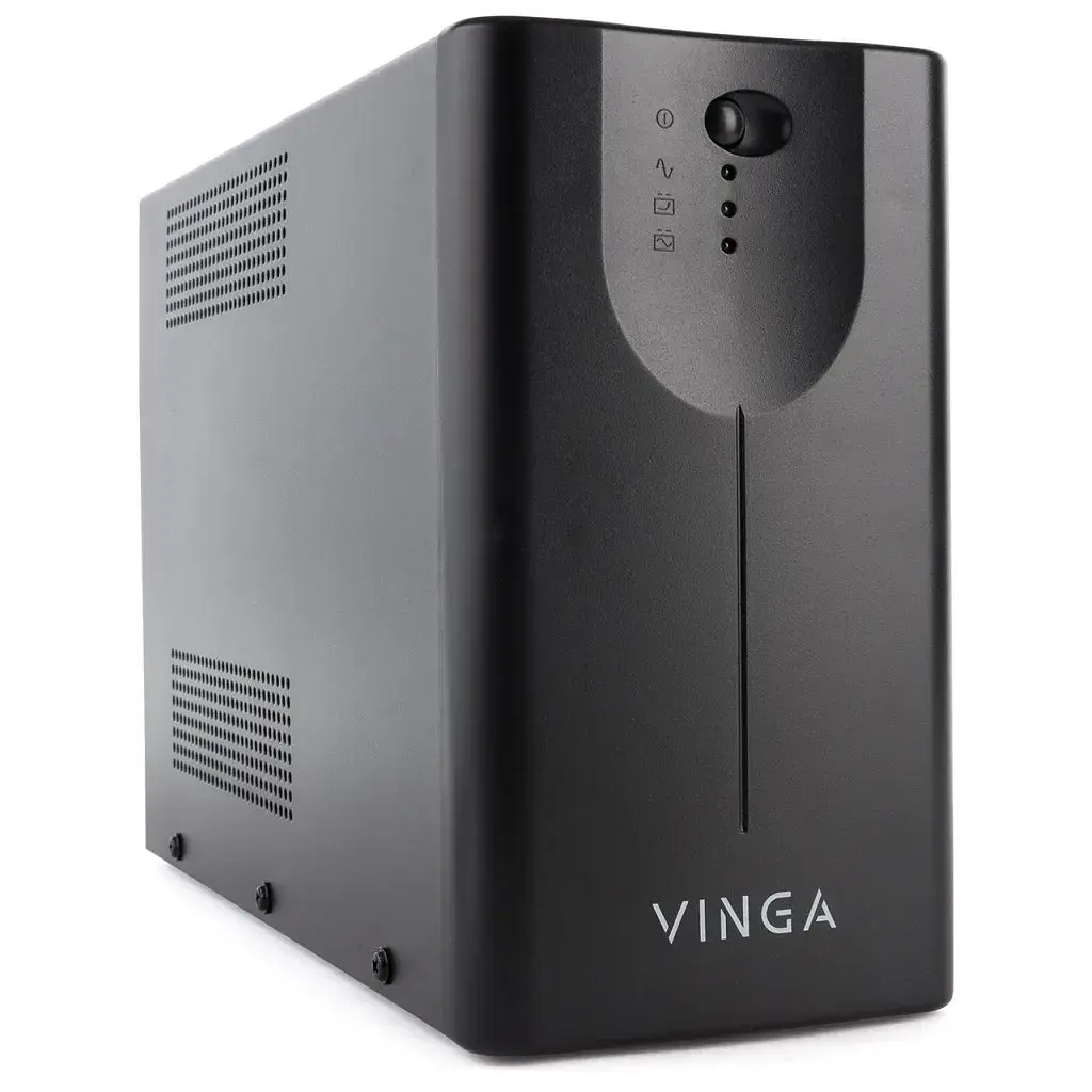 Пристрій безперебійного живлення Vinga LED 2000VA metall case (VPE-2000M) - фото 5