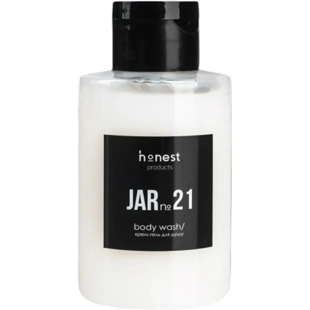 Зволожувальний крем-гель для душу JAR №21 vanilla від honest products, 100мл