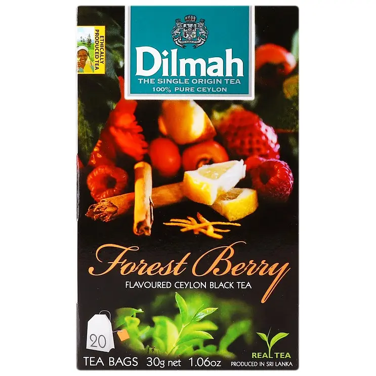 Чай черный Dilmah Forest Berry 30 г (20 шт. х 1.5 г) (896864) - фото 2