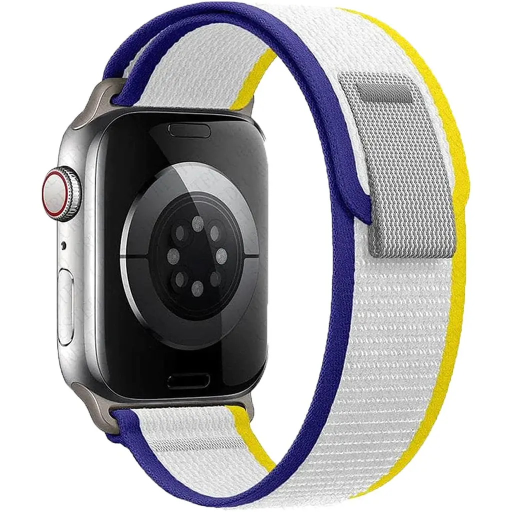 Ремінець Apple High Copy Trail Loop для Apple Watch 42/44/45/46/49 mm Blue/Yellow [84510] - фото 2