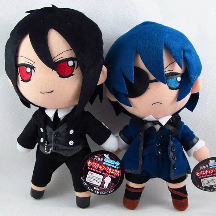 М'яка іграшка Сіель Фантомхайв Темний дворецький Black Butler Ciel Phantomhive 25 см BB З 8.01 - фото 4