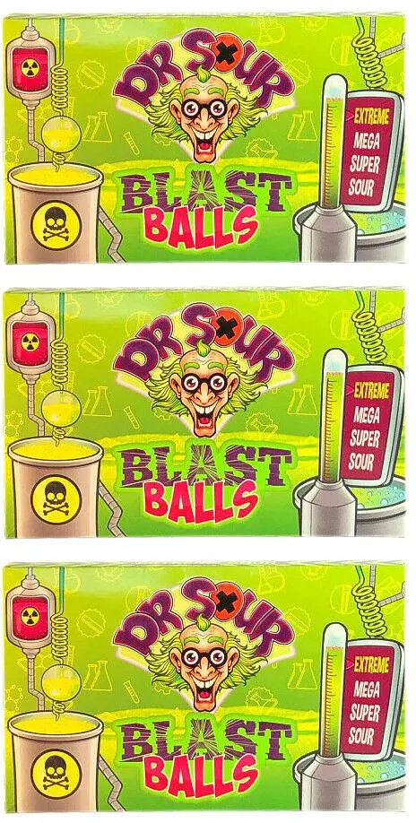 Кислі льодяники Dr. Sour Blast Balls 90г - фото 9