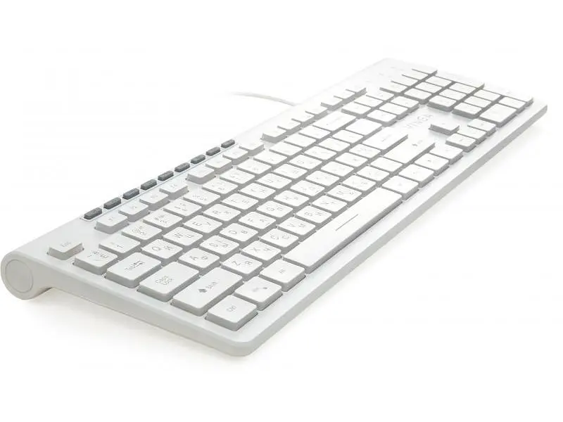 Клавіатура Vinga KB-460 White - фото 7