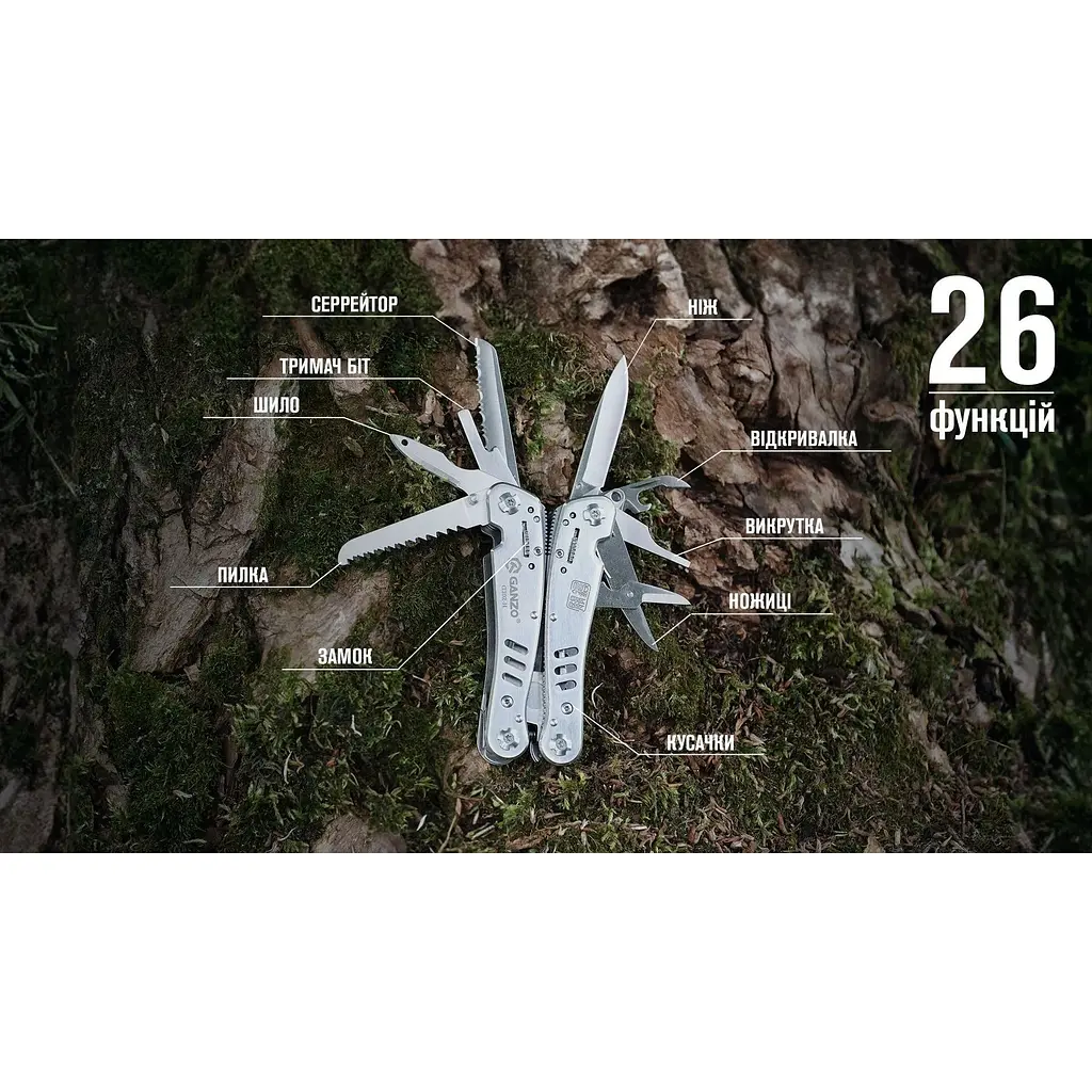 Мультитул Multi Tool Ganzo G302-H - фото 15