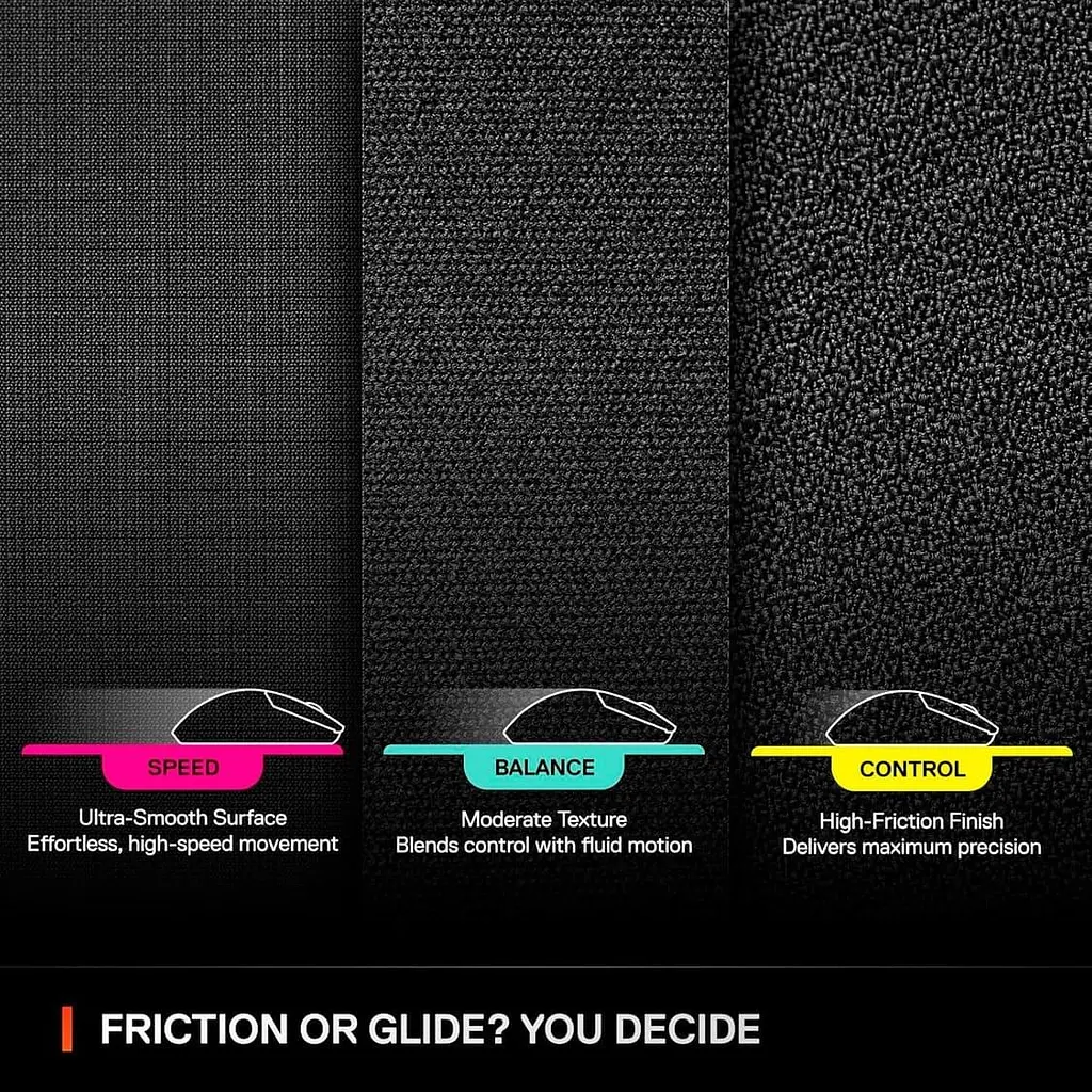 Ігрова поверхня SteelSeries QcK Performance L - Speed 490x420x2мм (63430) - фото 5