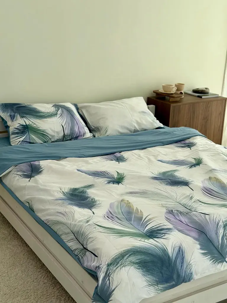 Постільна білизна сімейна Dushka Home Сатин 21635 160х215х2 см