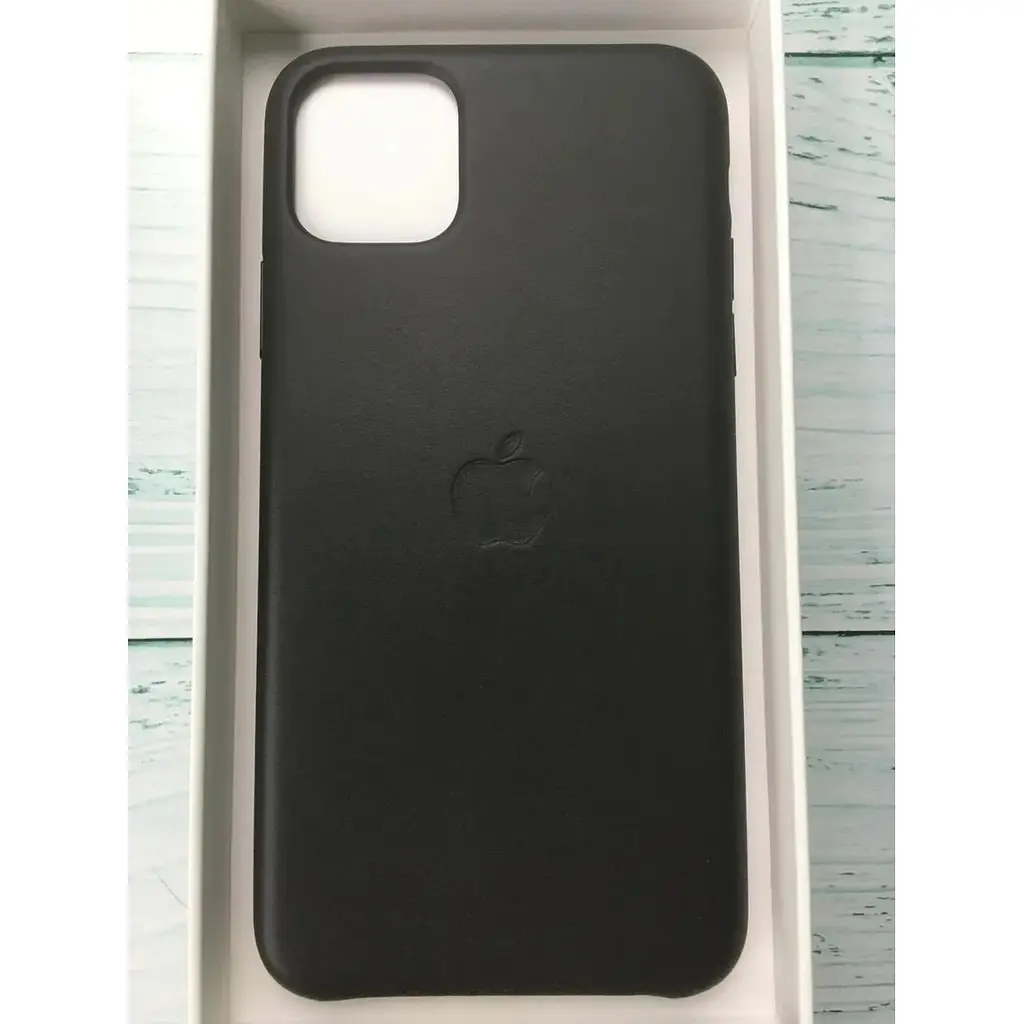 Оригінальний шкіряний чохол Apple Leather Case для iPhone 11 Pro Max (6.5") Black (MX0E2ZM/A) - фото 6