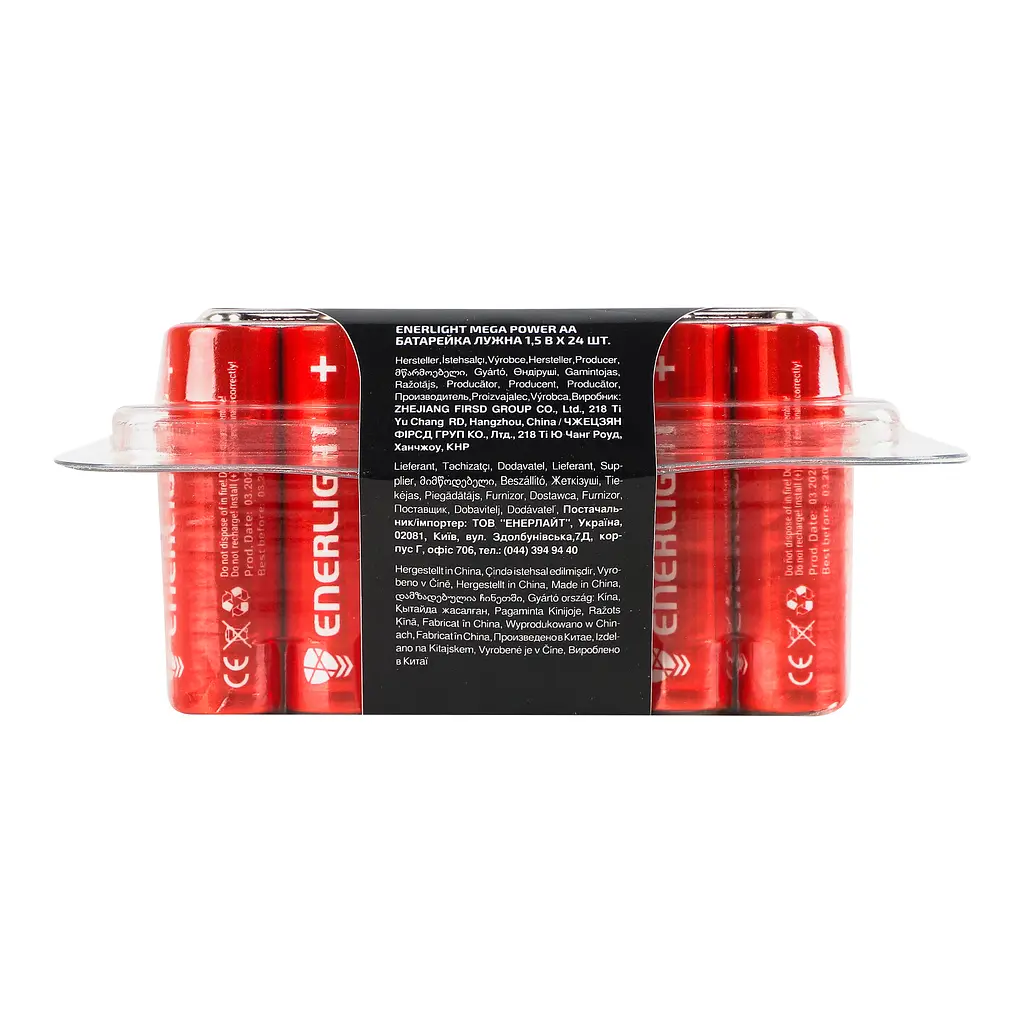 Батарейки Enerlight Mega Power AA, 24 шт. (4823093506022) - фото 4