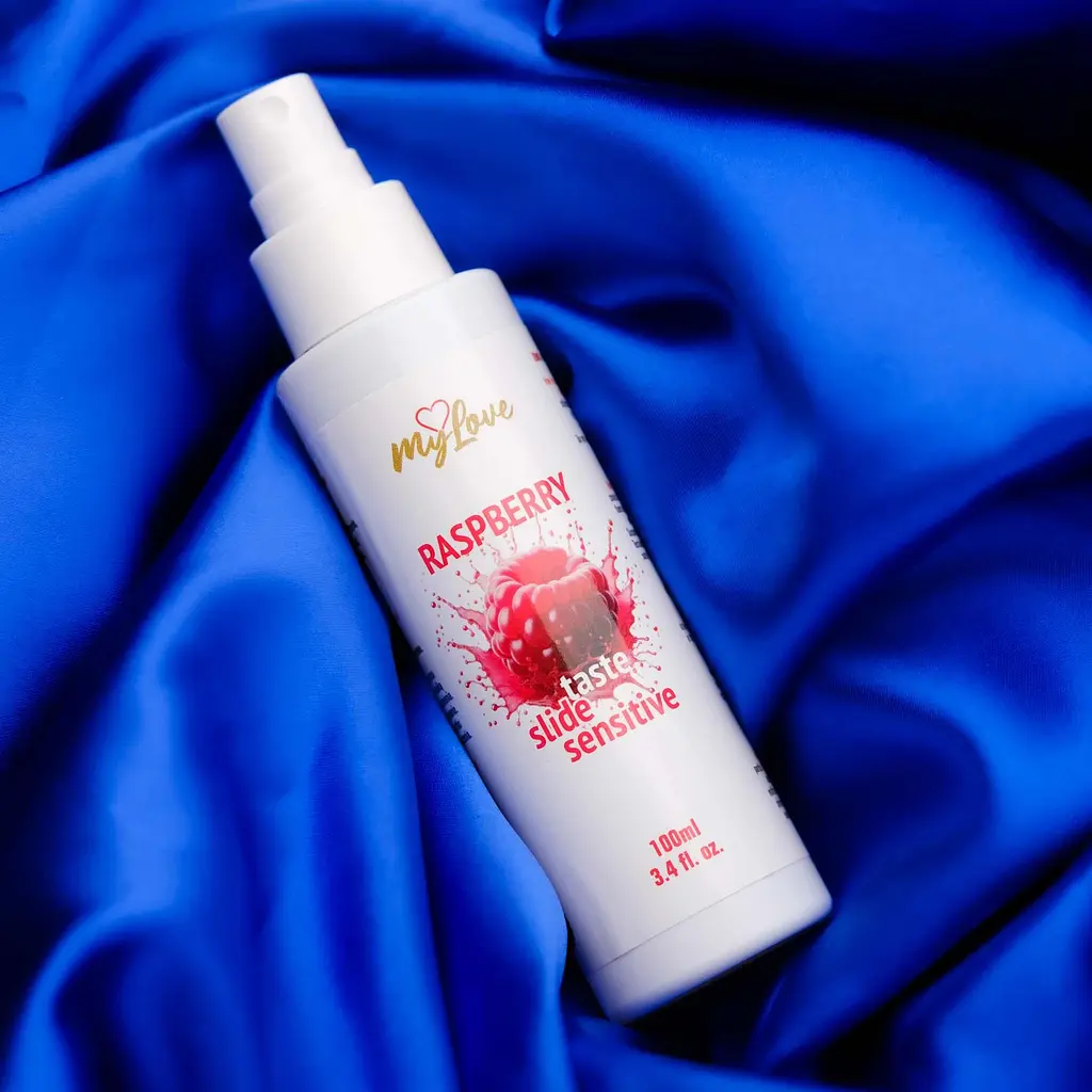 Лубрикант на водній основі MyLove Taste Slide Sensitive Raspberry, 100 мл - фото 4