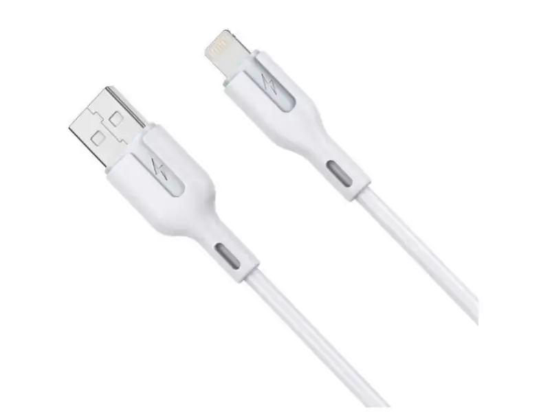 Кабель Lightning Choetech USB 2.0 AM to Lightning 1.0m 2.4A white (XAL-0003-WH-V2) - фото 3