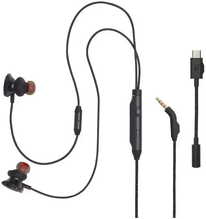 Навушники дротові JBL Quantum 50С USB-C підключення (JBLQTUM50CBLK) чорні - фото 2